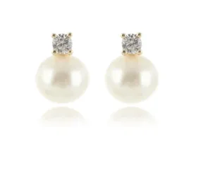 Georgini - Oceans Noosa Freshwater Pearl Earrings Gold