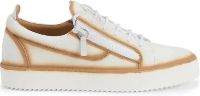 Giuseppe Zanotti Frankie seam-detail low-top sneakers White