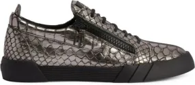 Giuseppe Zanotti The Shark 5.0 metallic low-top sneakers Black