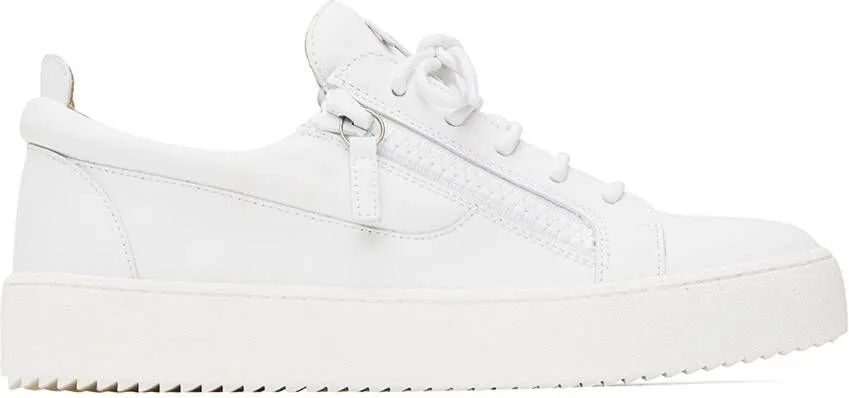 Giuseppe Zanotti White Frankie Sneakers