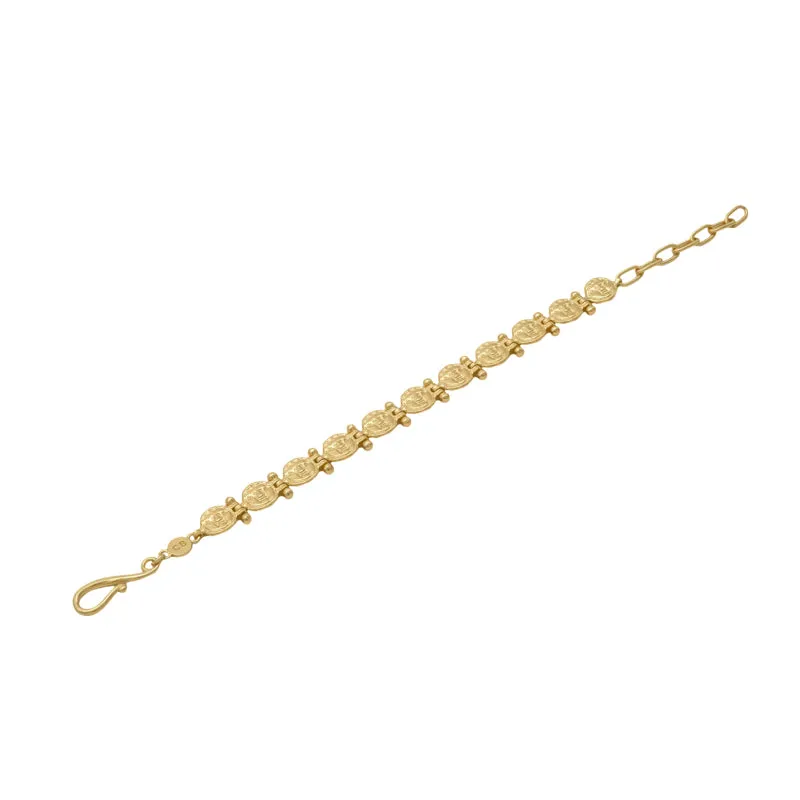 Gorgoneion Bracelet - 18K Gold Plated