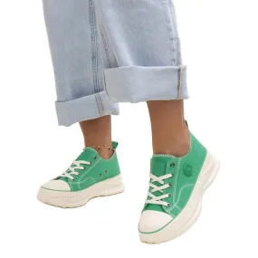 Green massive sneakers Big Star NN274130