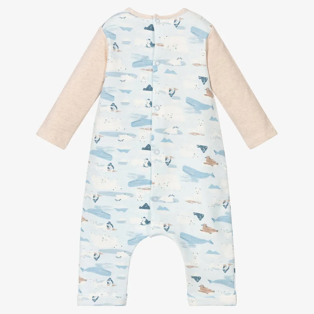 Grey Arctic Animal Baby Romper