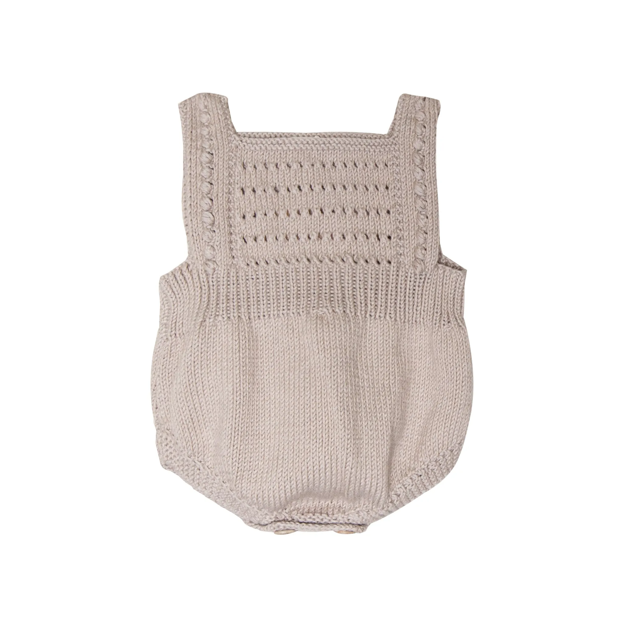 Heirloom Handmade Organic Cleo Romper - Dust