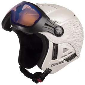 Helmet w/ visor Diezz ---Louna II Fashion Snake White 