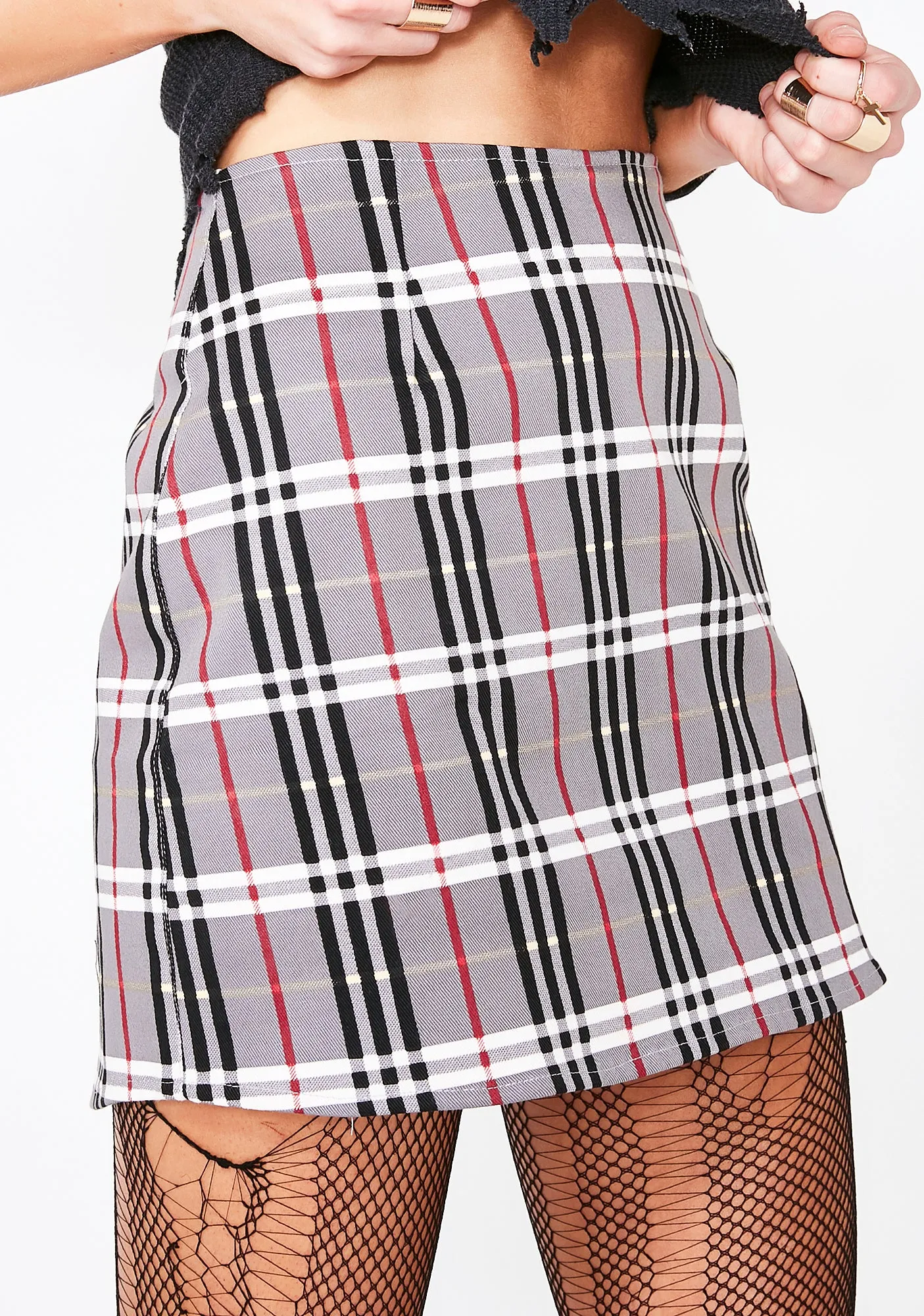 Heritage Check Pelmo Skirt-