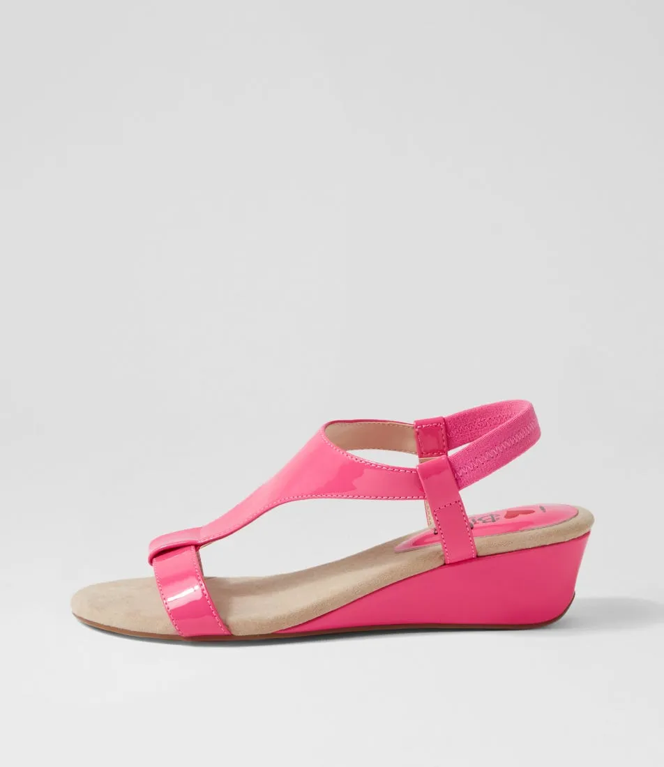 I LOVE BILLY Bunro Pink Patent Pu Sandals