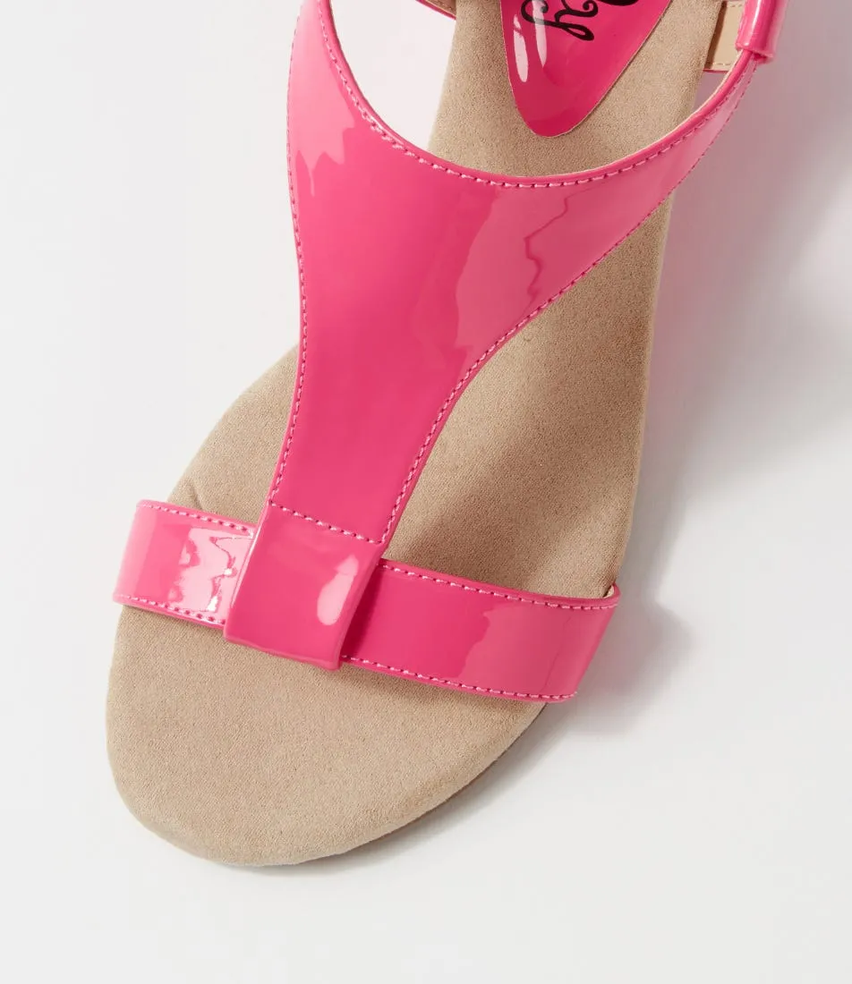 I LOVE BILLY Bunro Pink Patent Pu Sandals