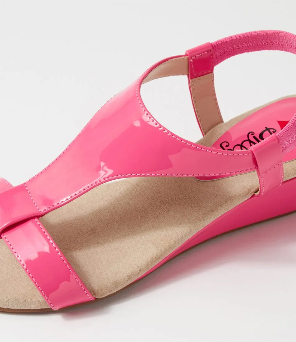 I LOVE BILLY Bunro Pink Patent Pu Sandals