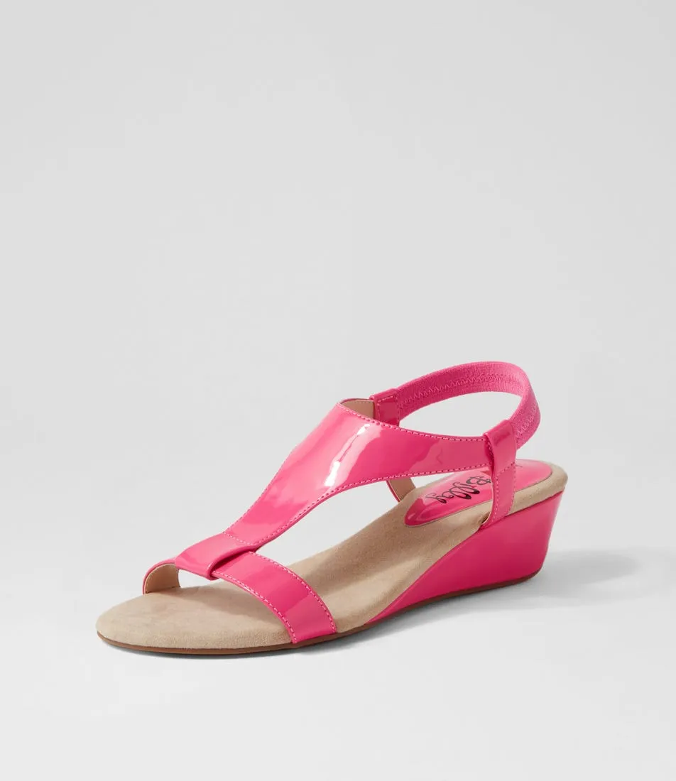 I LOVE BILLY Bunro Pink Patent Pu Sandals