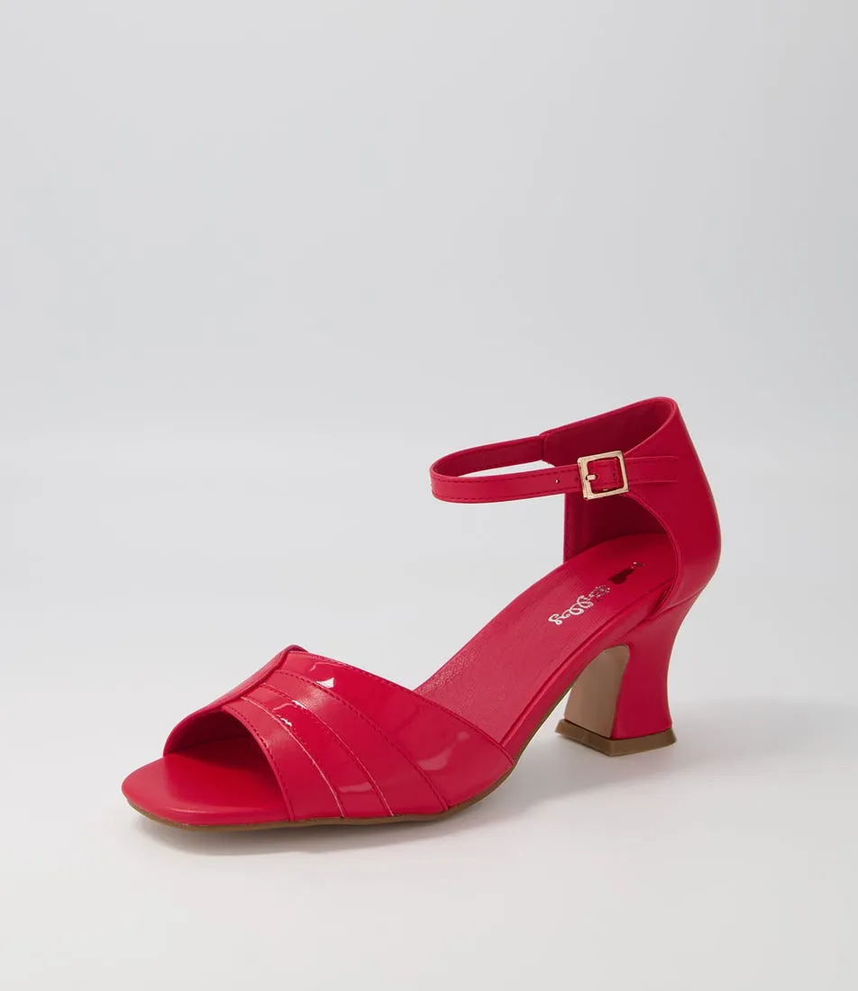 I LOVE BILLY Wingling Red Patent Pu Sandals