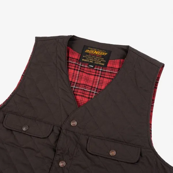 Iron Heart 4.7oz Padded Vest - Brown