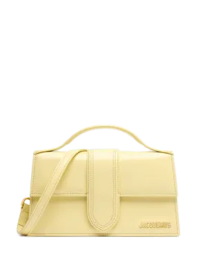 JACQUEMUS  Le Grand Bambino leather bag  - Yellow