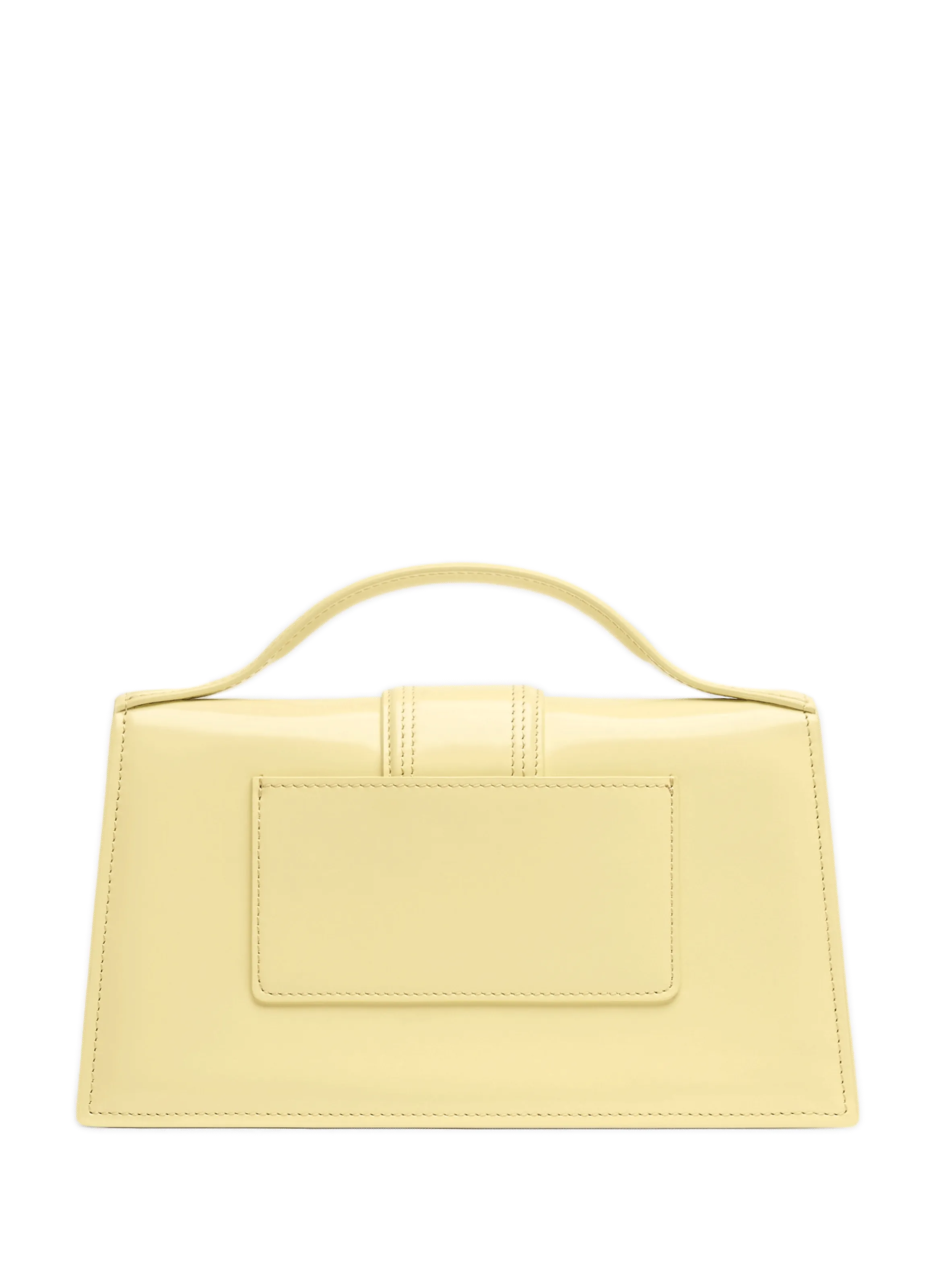 JACQUEMUS  Le Grand Bambino leather bag  - Yellow