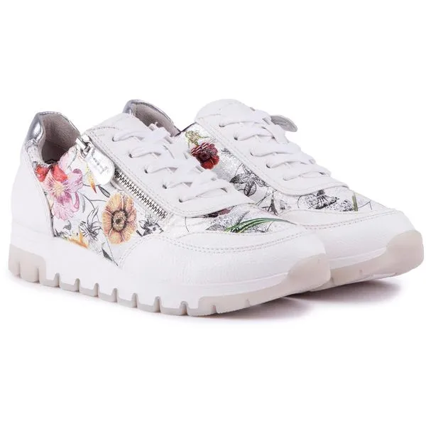 Jana Side Zip Flower Trainers