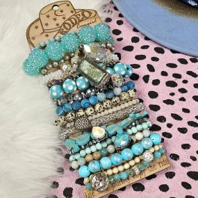 JCOON Tiffany Blue Bracelet Stack