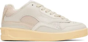 Jil Sander Gray Low-Top Sneakers