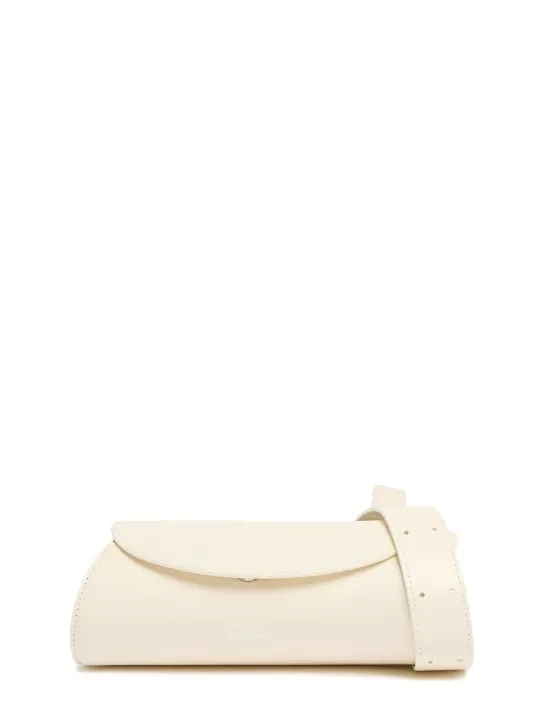 Jil Sander   Mini Cannolo leather shoulder bag 