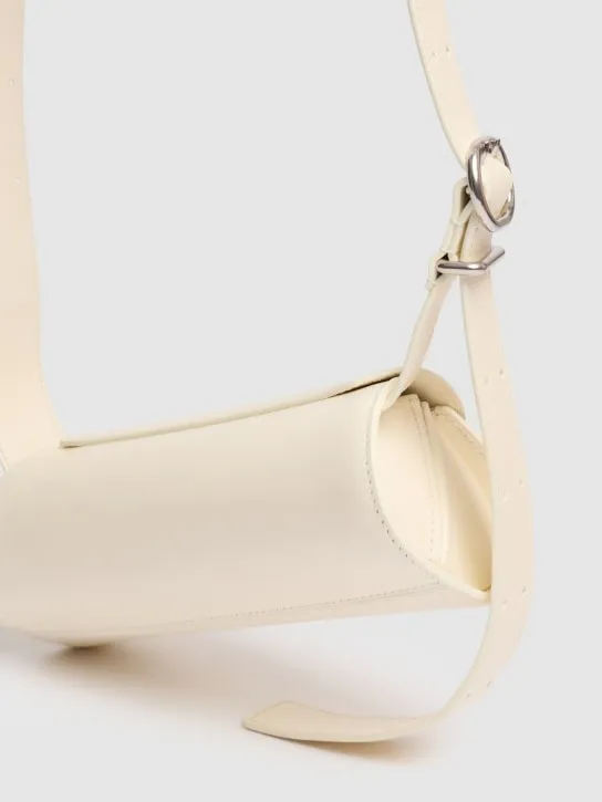 Jil Sander   Mini Cannolo leather shoulder bag 