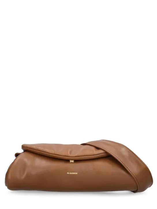 Jil Sander   Small Cannolo padded leather bag 