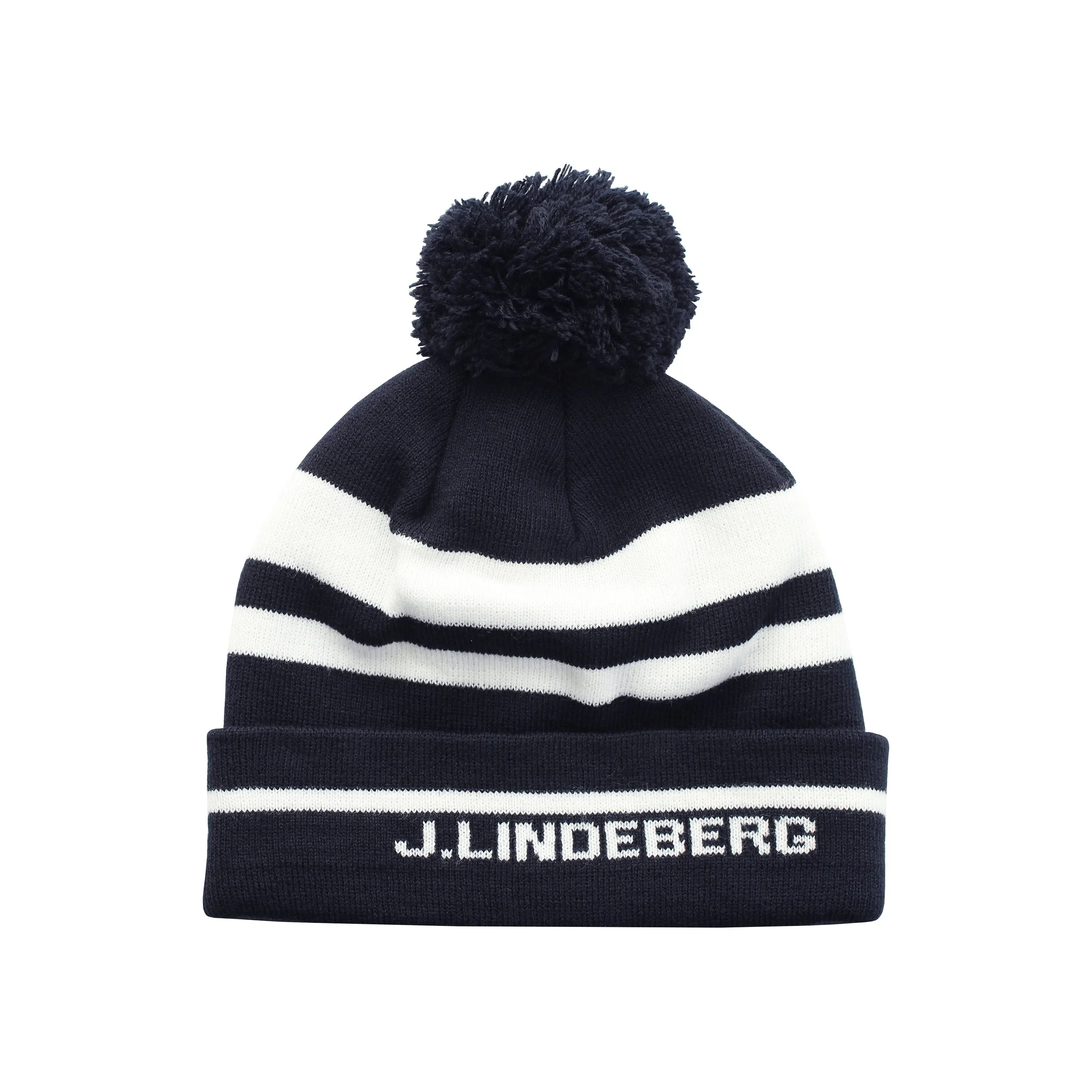 J.Lindeberg Golf Stripe Beanie Hat