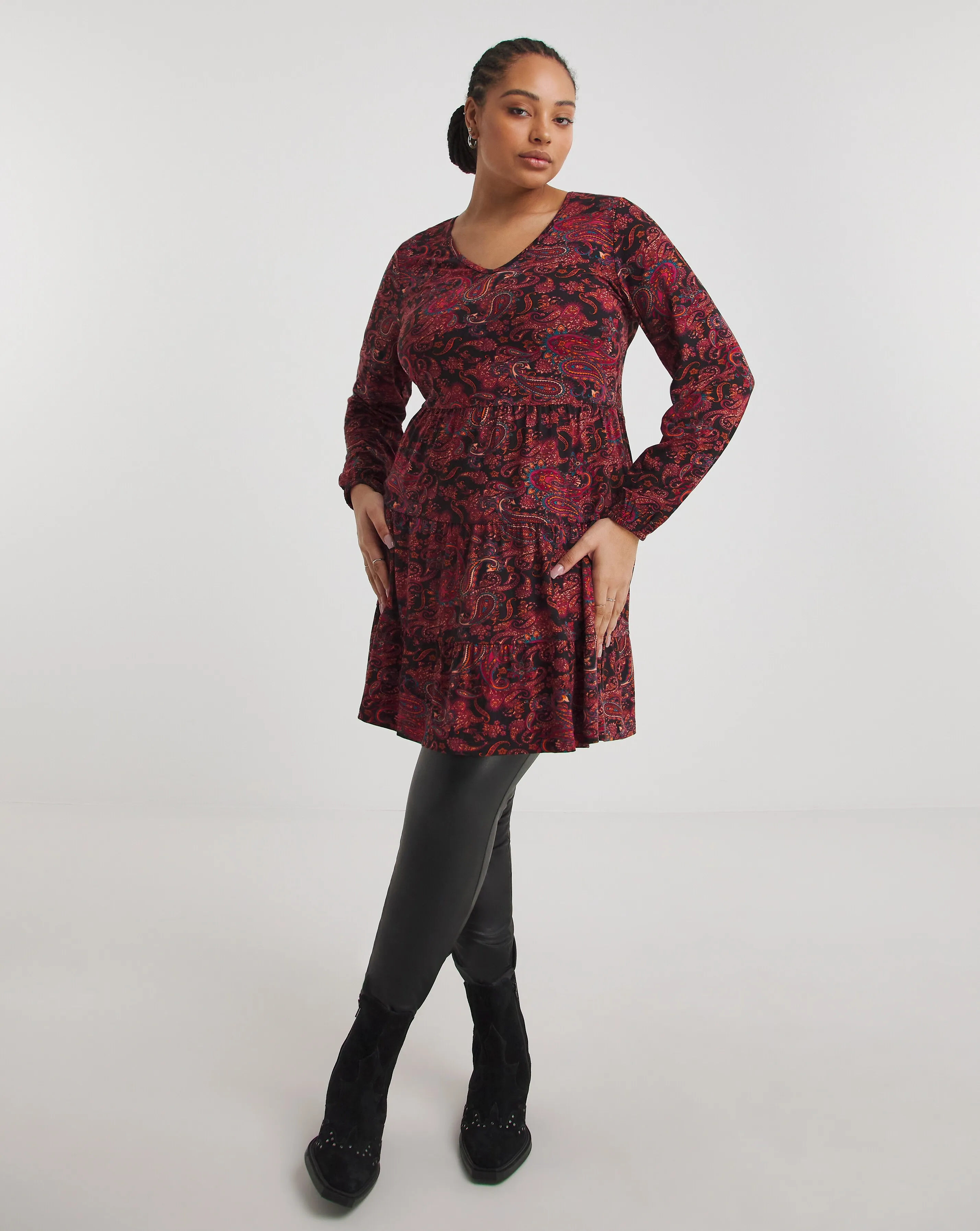 Joe Browns Our Favourite Paisley Longline Jersey Tunic | Simply Be