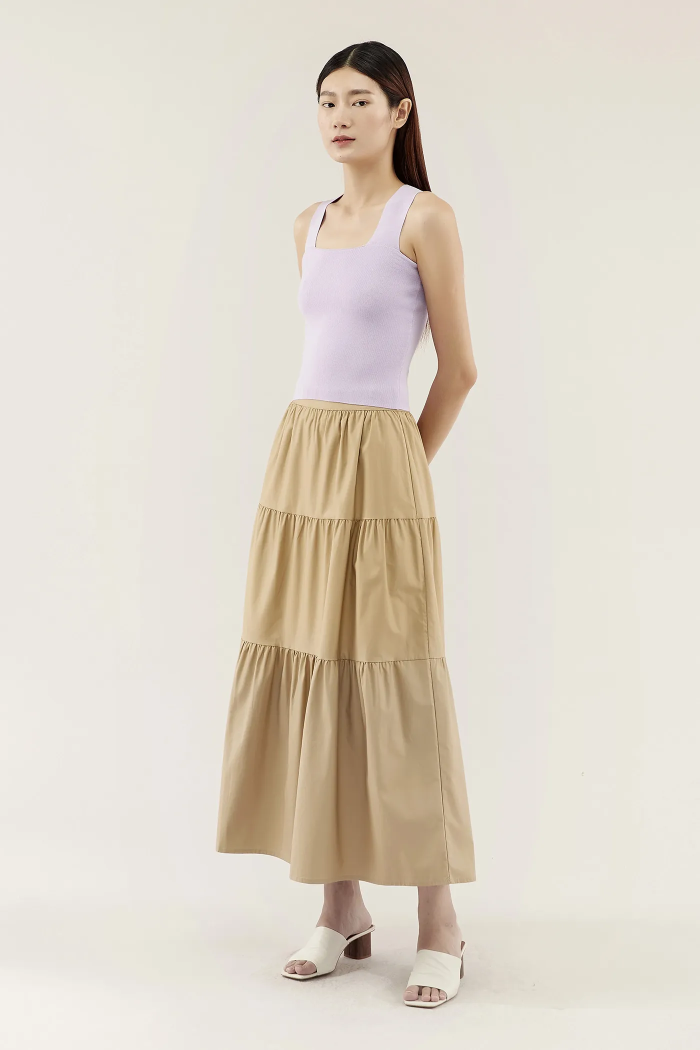 Karleah Tiered Skirt 