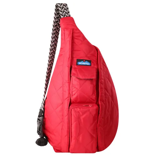 Kavu Rope Puff Bag - Scarlet