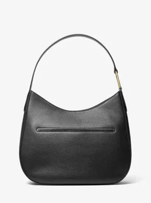 Kensington Large Pebbled Leather Hobo Shoulder Bag