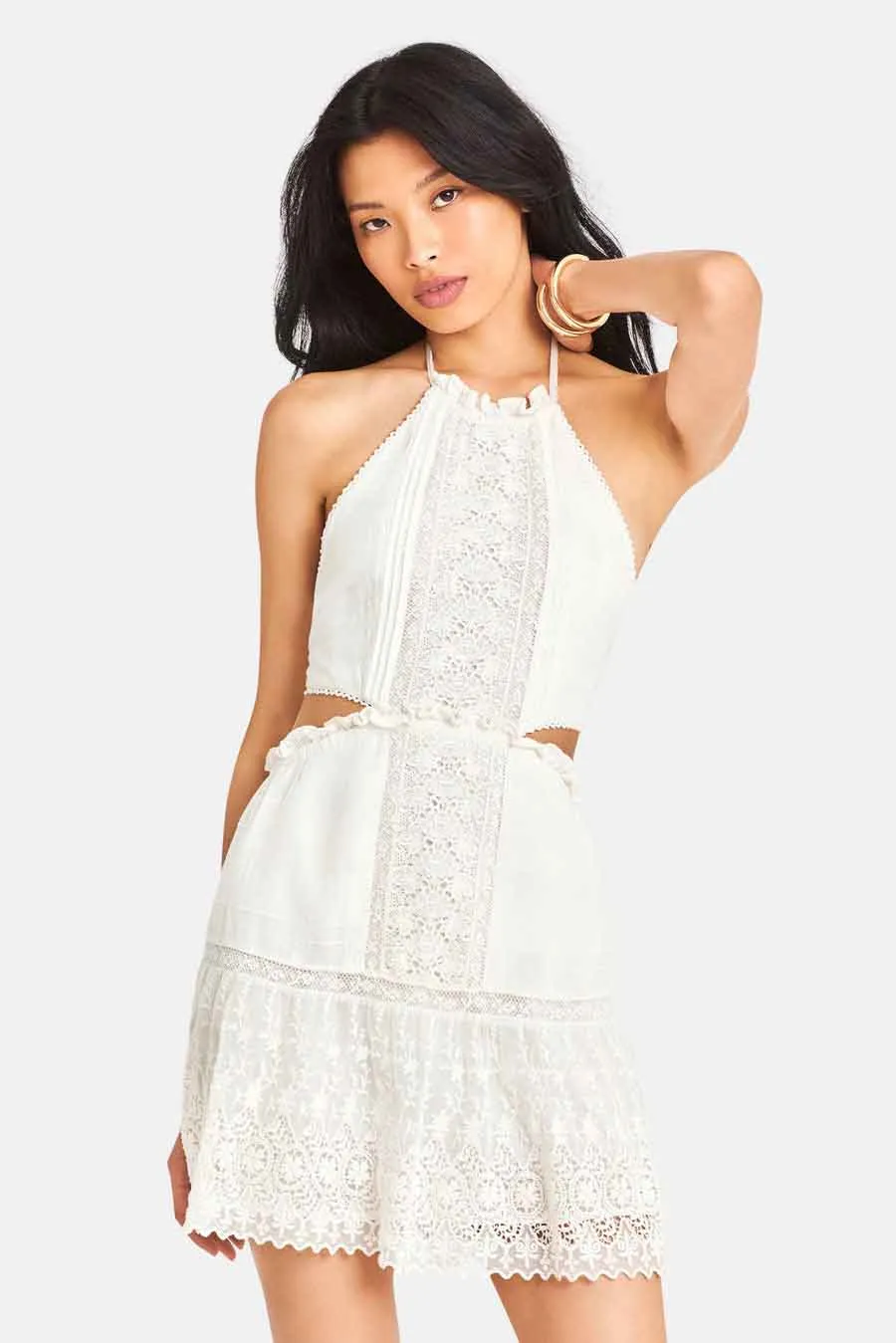 Kesia Dress White