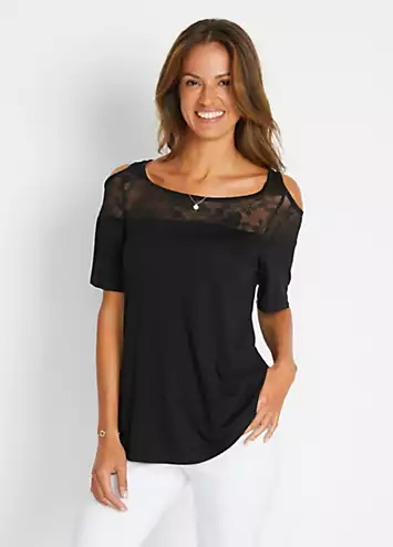 Lace Detail Tunic by bonprix | Look Again