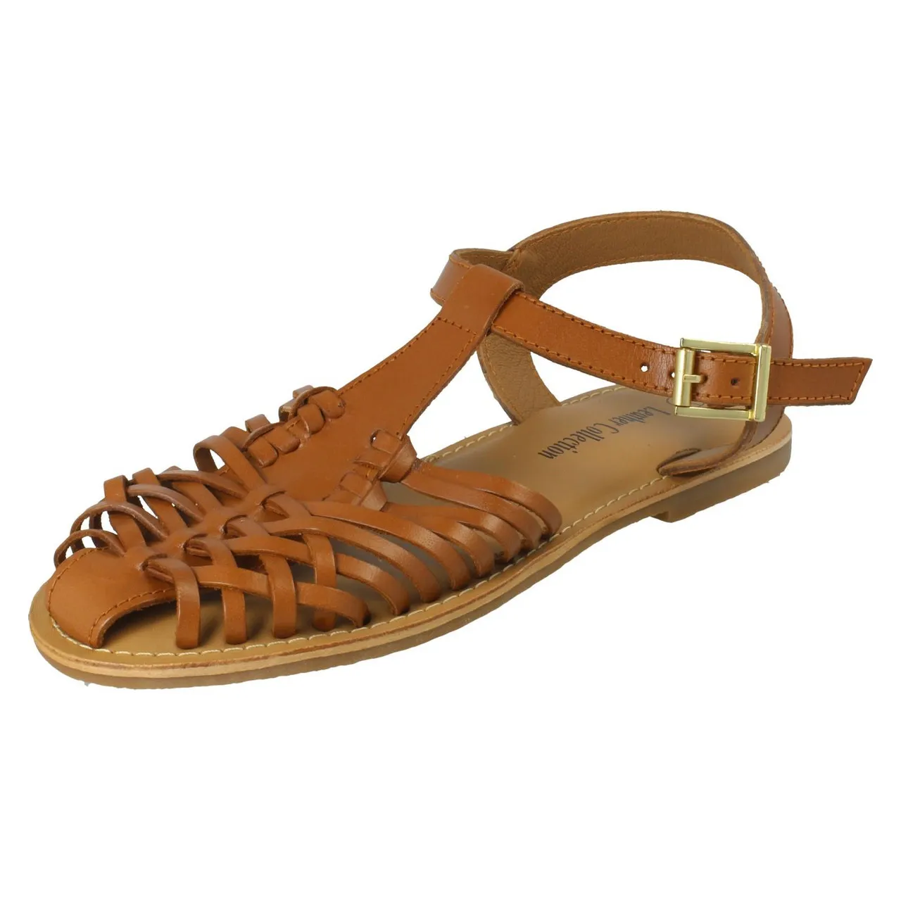 Ladies Leather Collection Summer Beach Holiday Sandals F0R0455