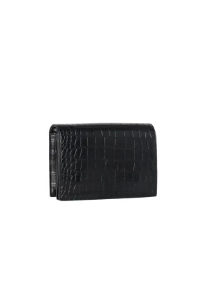 Laina Cross Body Bag Black Croc