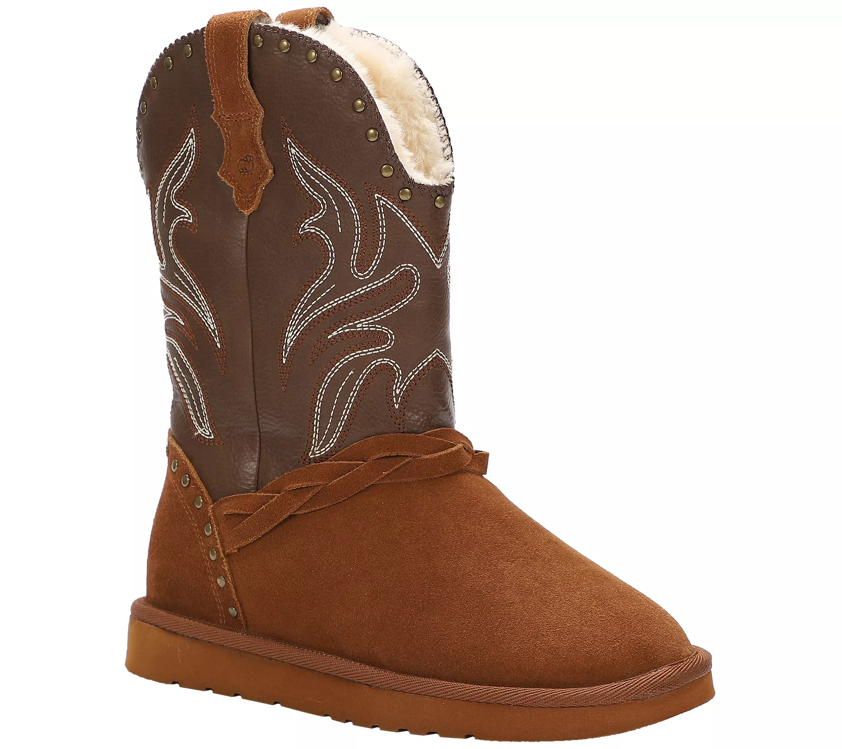 Lamo Pull On Suede Western Boot - Wrangler