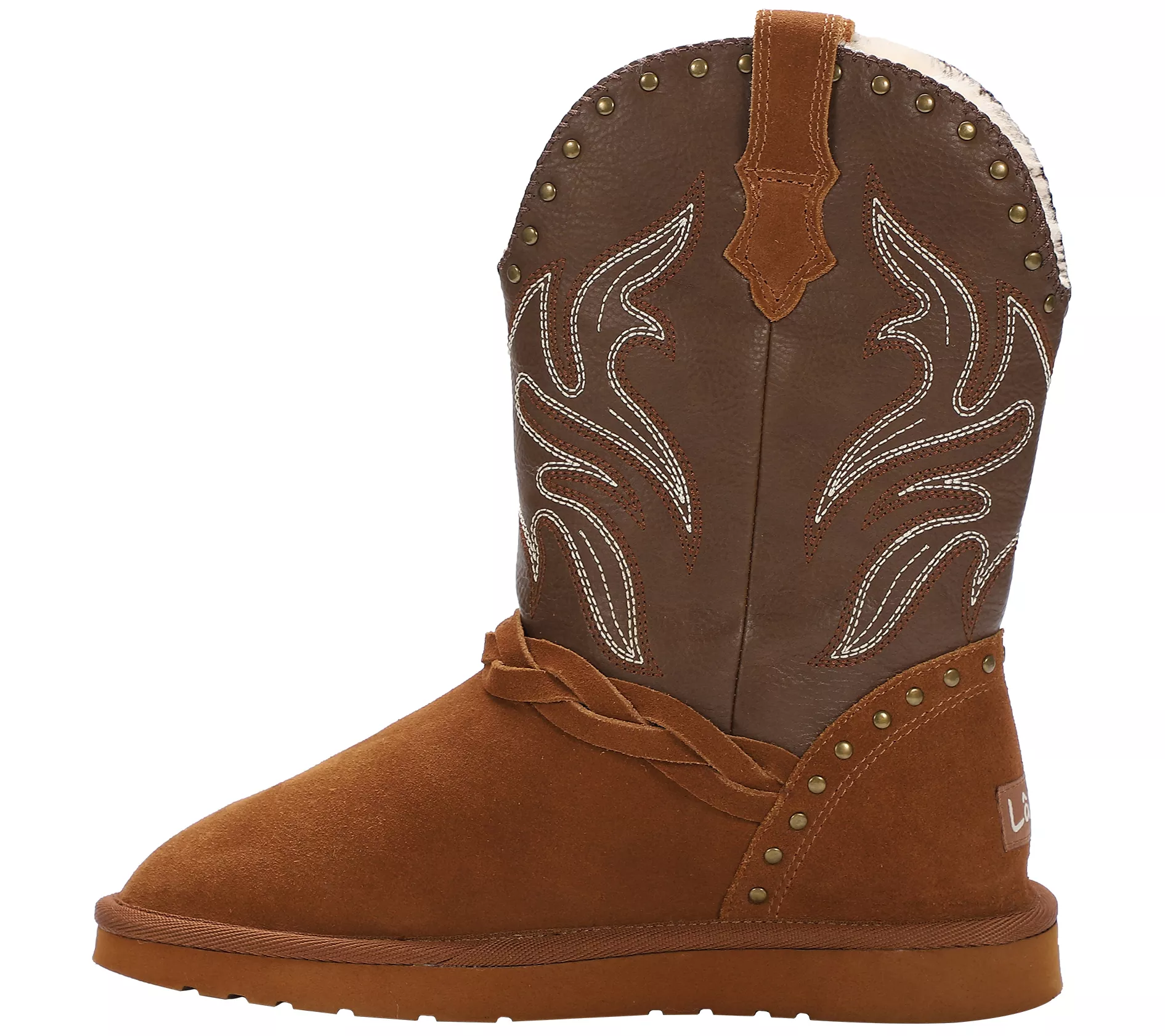 Lamo Pull On Suede Western Boot - Wrangler