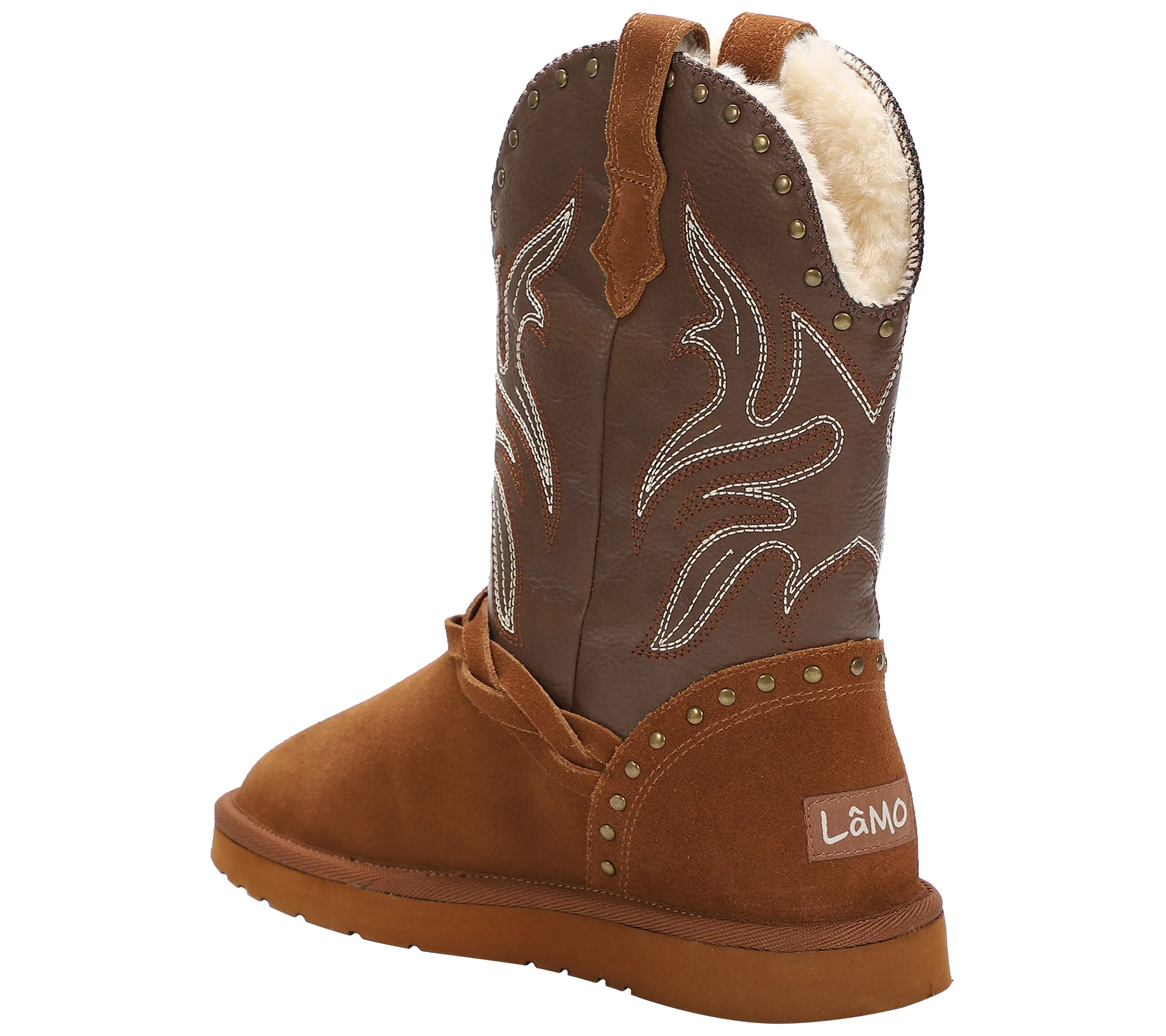 Lamo Pull On Suede Western Boot - Wrangler