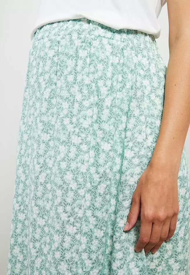 LC WAIKIKI Floral Viscose Maternity Skirt