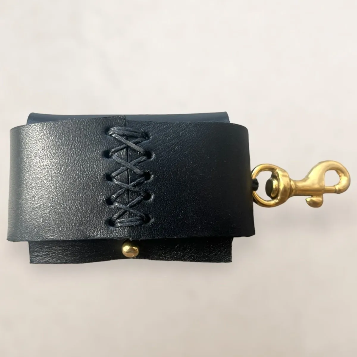 Leather Poop Bag Holder