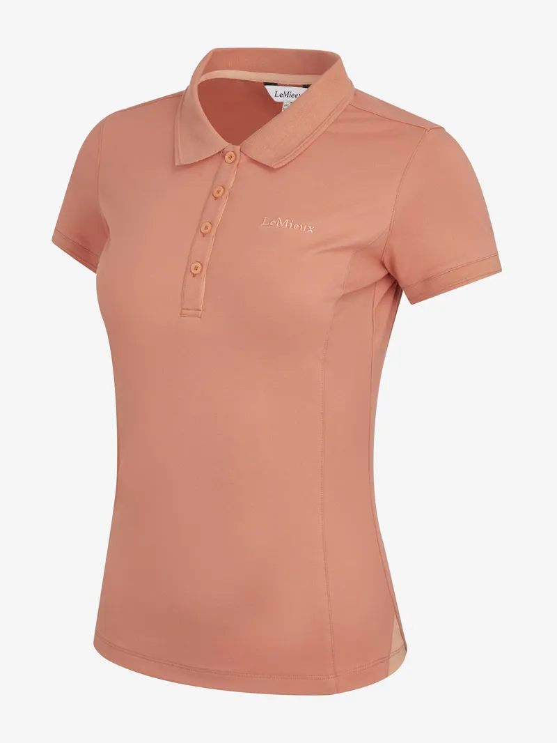 LeMieux Classique Polo Shirt in Apricot