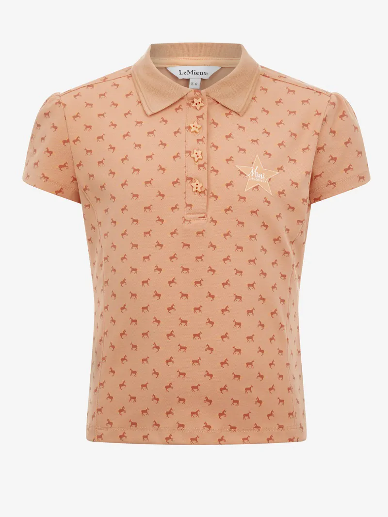 LeMieux Mini Polo Shirt in Sherbet