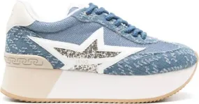 LIU JO Dreamy denim sneakers Blue