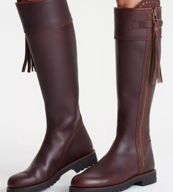 Long Tassel Boot - Conker