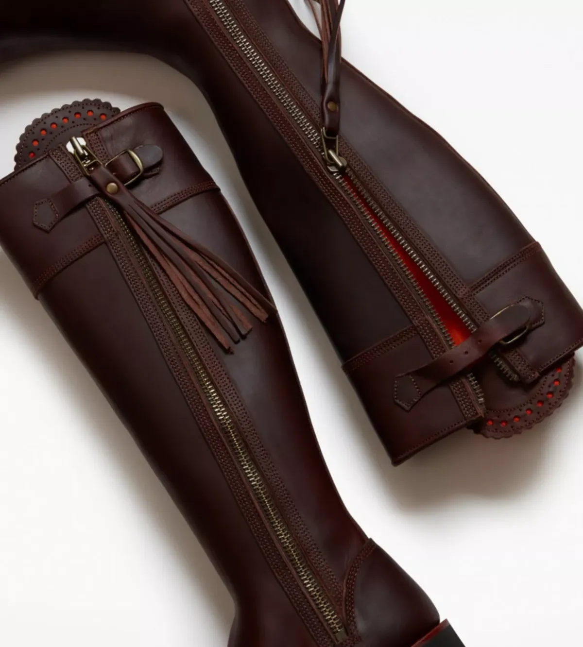 Long Tassel Boot - Conker