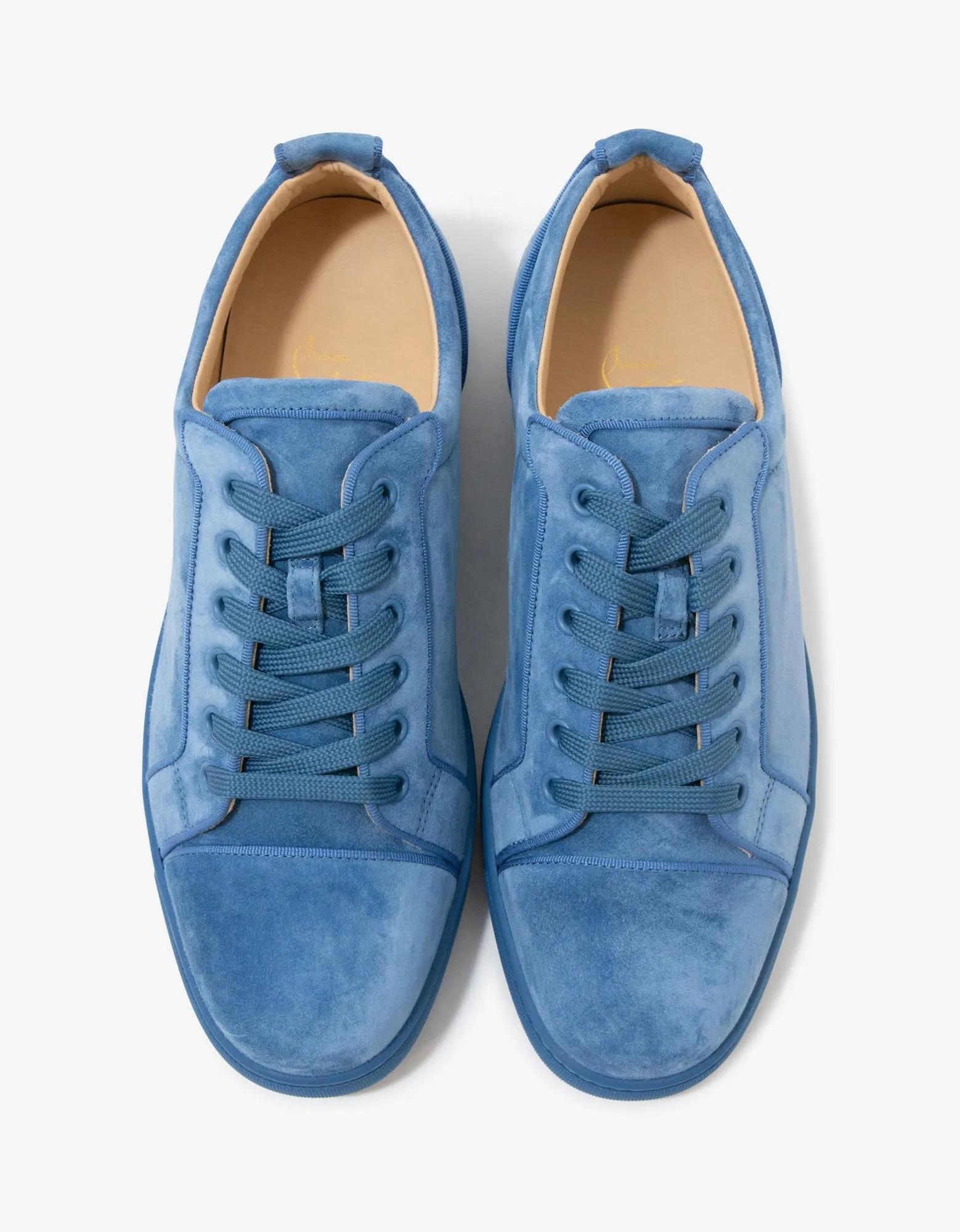 Louis Junior Orlato Blue Suede Trainers -