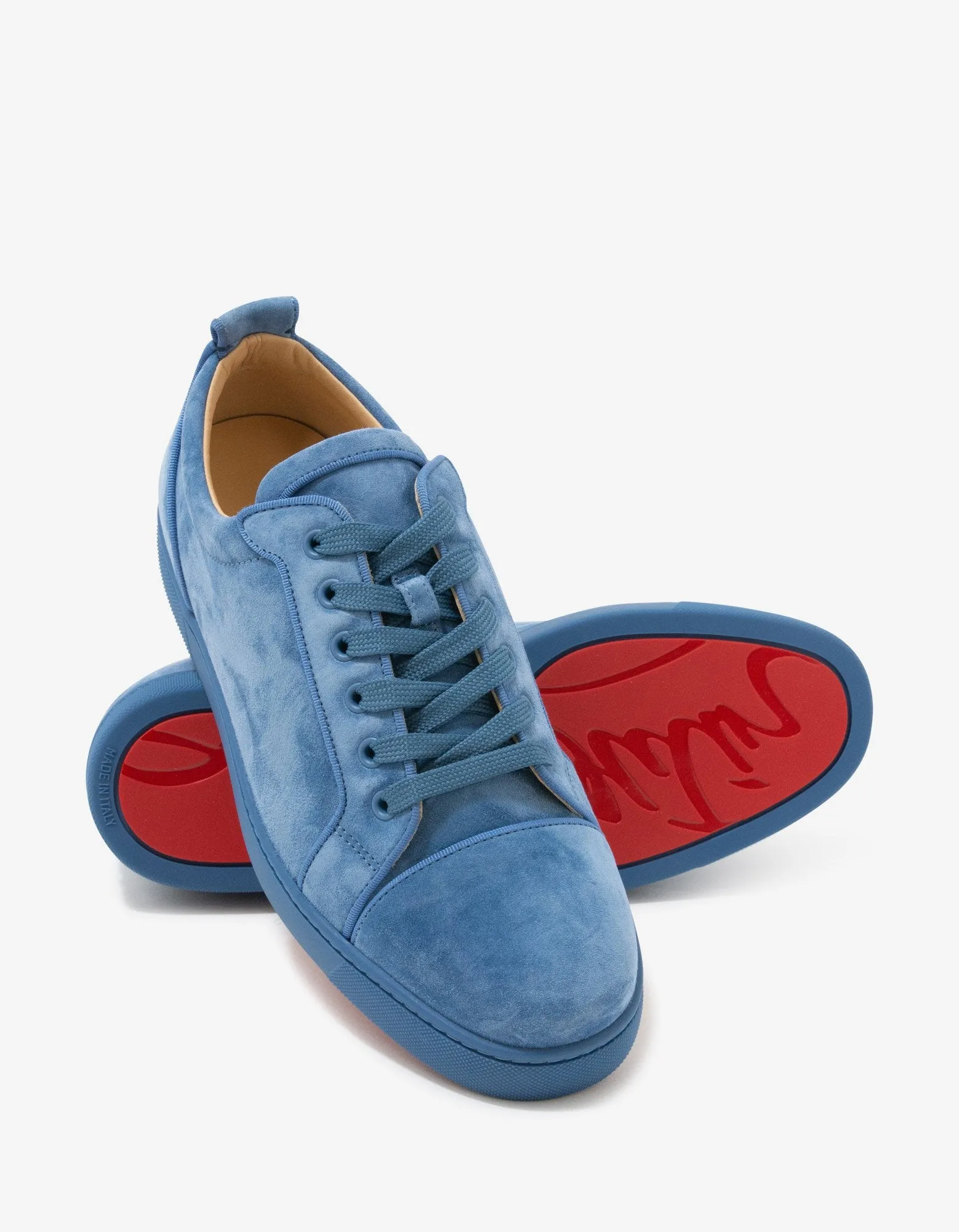 Louis Junior Orlato Blue Suede Trainers -