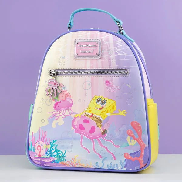 Loungefly x Nickelodeon SpongeBob Pastel Jellyfishing Mini Backpack