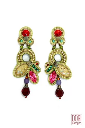 Maharajah Gem Colors Earrings