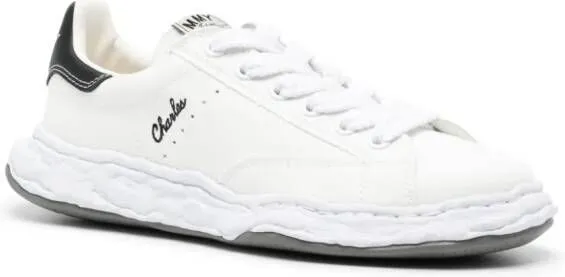 Maison MIHARA YASUHIRO Charles lace-up canvas sneakers White