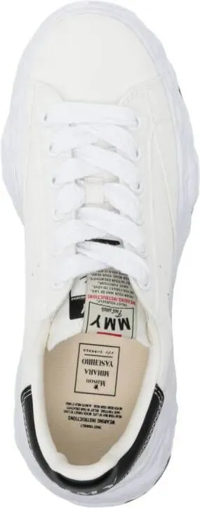 Maison MIHARA YASUHIRO Charles lace-up canvas sneakers White