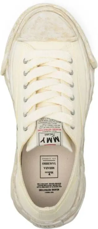 Maison MIHARA YASUHIRO Peterson23 canvas lace-up sneakers White